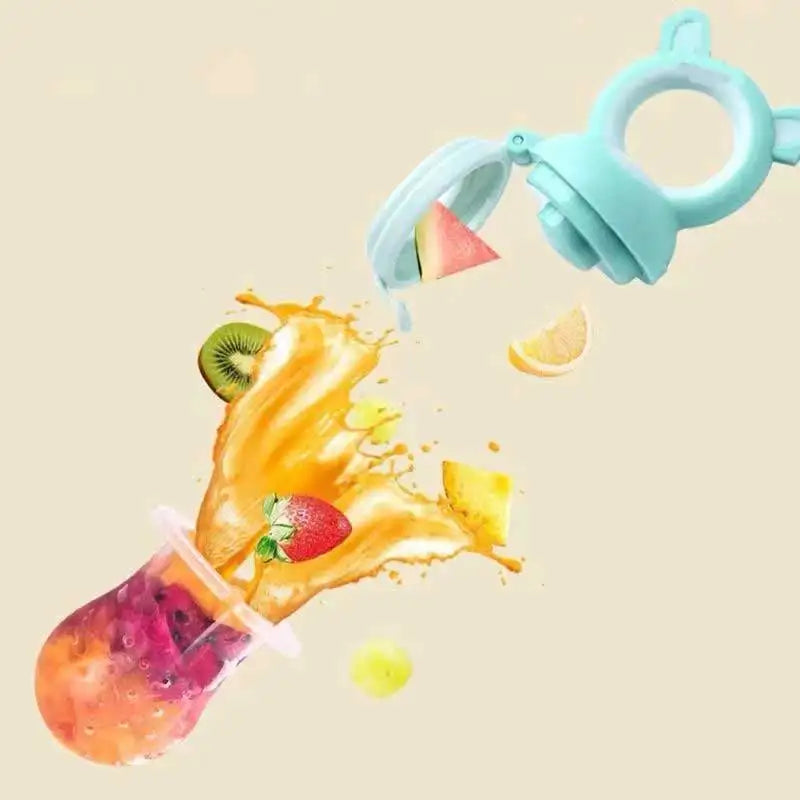 Fruit holding pacifier