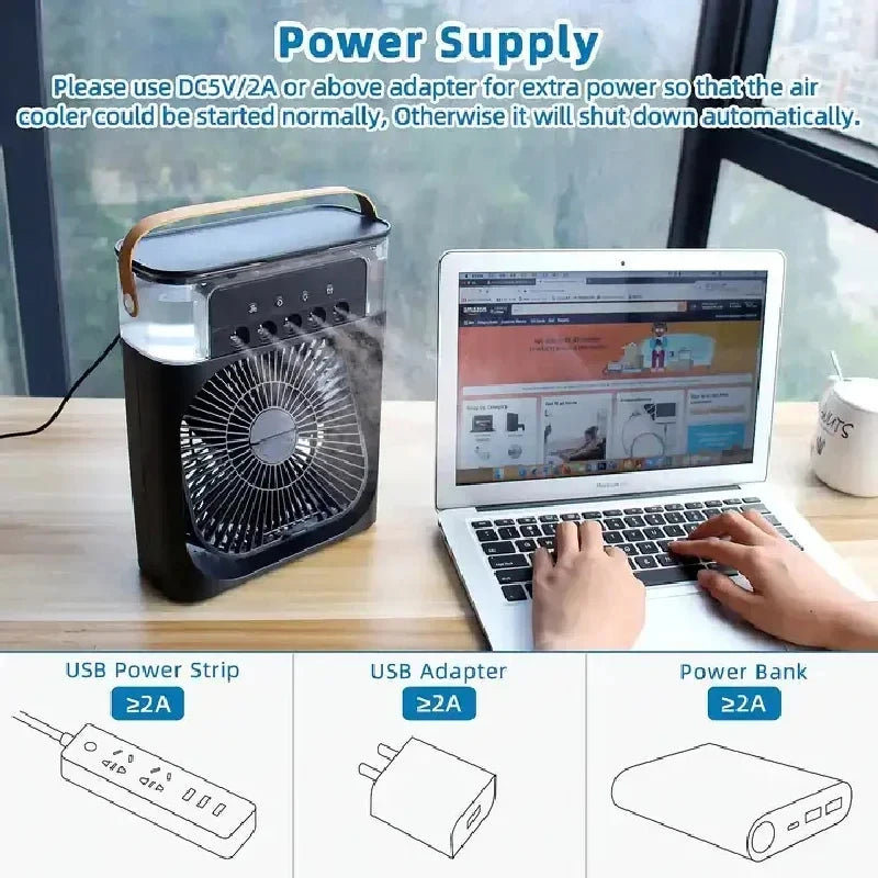 Super sleep portable cooling fan