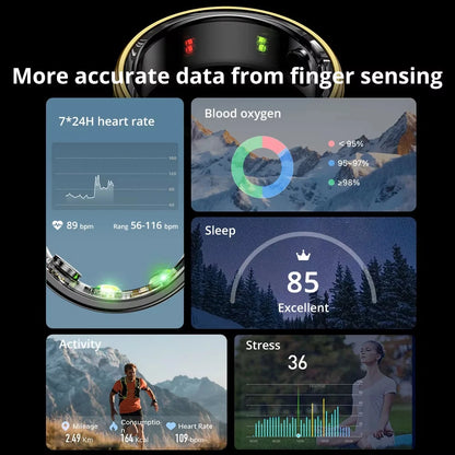 Smart ring sleep tracker